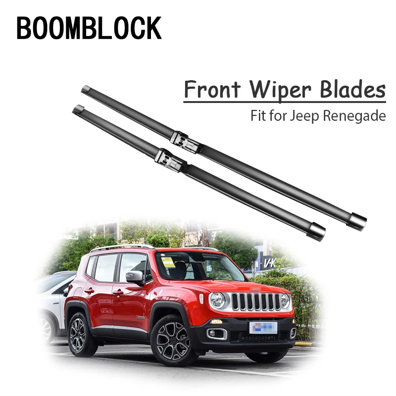 

BOOMBLOCK 2 шт Высокое качество передние стеклоочистители для Jeep Renegade 2018 2017 -2014 Аксессуары