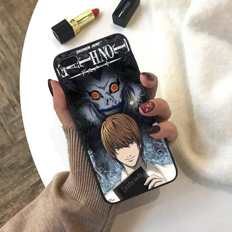 Death Note, мягкий черный силиконовый чехол из ТПУ для телефона Ryuk kira, чехол для телефона iPhone XS MAX 8, 7, 6, 6S Plus, X, 5, 5S, SE, чехол, Fundas Capa