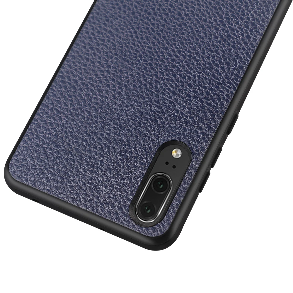 MOFi Phone Case for Huawei P20 Hard PC Cover PU Leather Litchi Pattern High Quality Business Full Protection Fundas Capa |