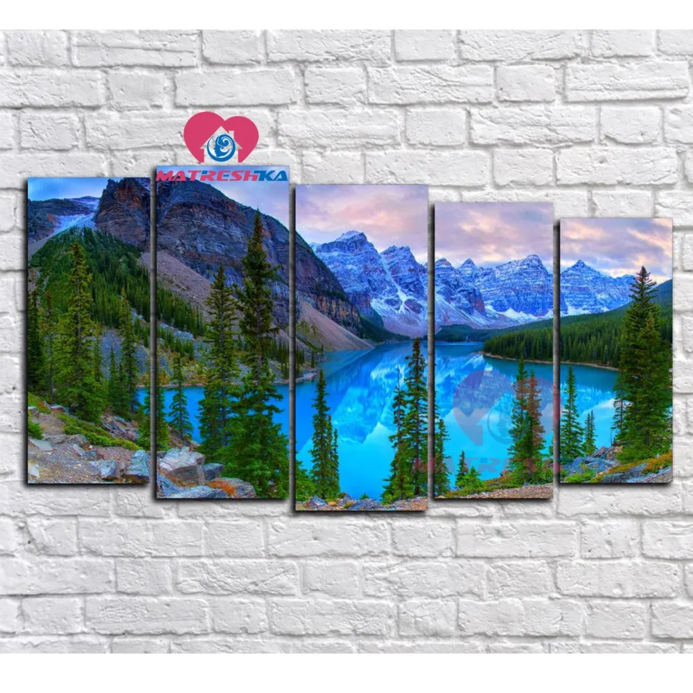 

Diamond embroidery landscapes Pictures of rhinestones triptych Diamond mosaic 5d square rhinestones Hobby crafts modular picture
