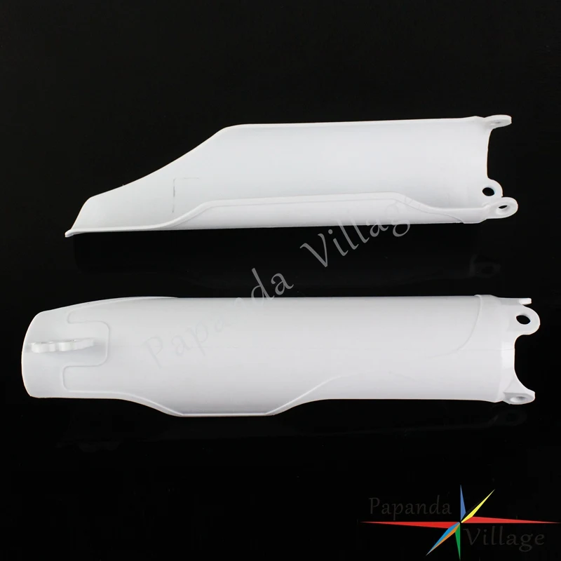 

White Supermoto Front Fork Guard for Honda CR CRF 125 250 450 500 R X Fork Tube Cover Frame Protection 1993-2018 CRF450 CRF250