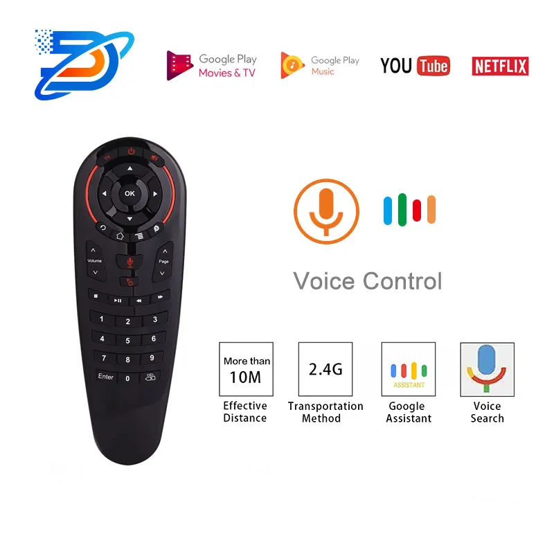 G30 голосовое дистанционное управление 2 4G Беспроводная воздушная мышь микрофон