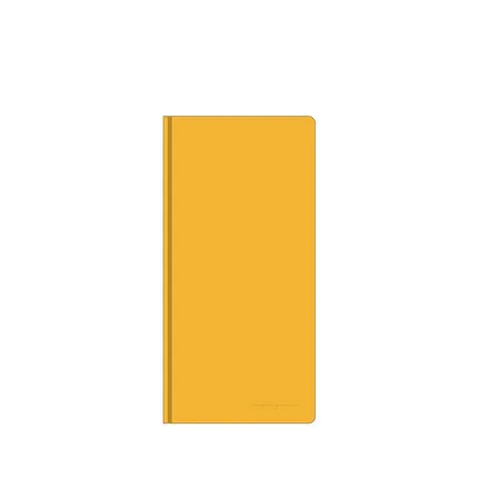Yellow Одноцветный Карманный ежедневник-органайзер, ежедневник, ежедневник, записная книжка, ретро блокнот, записная книжка - Цвет: Yellow