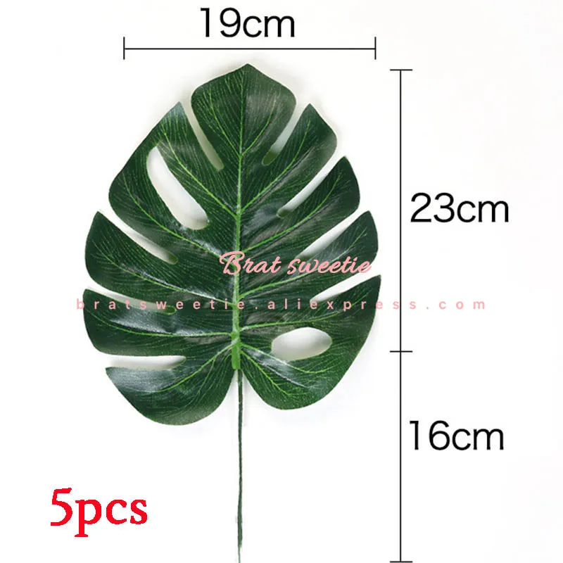 5pcs 39cm monstera Динозавр вечерние воздушные шары одноразовые посуда набор «С Днем Рождения» баннер динозавр тематическая вечеринка на день рождения украшения Детские принадлежности сувениры - Цвет: 5pcs 39cm monstera