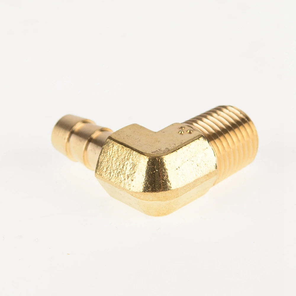 2 шт. фитинг для латунной трубы 1/4 &quot5/16&quot 3/8 &quot1/2&quot до 1/8 &quot1/4&quot локоть 90 градусов