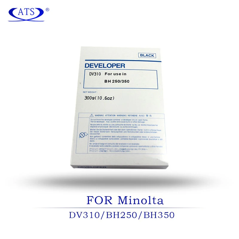 4 шт. CMYK разработчик порошок DV310 для Konica Minolta Bizhub 200 250 350 совместимый копир запасные