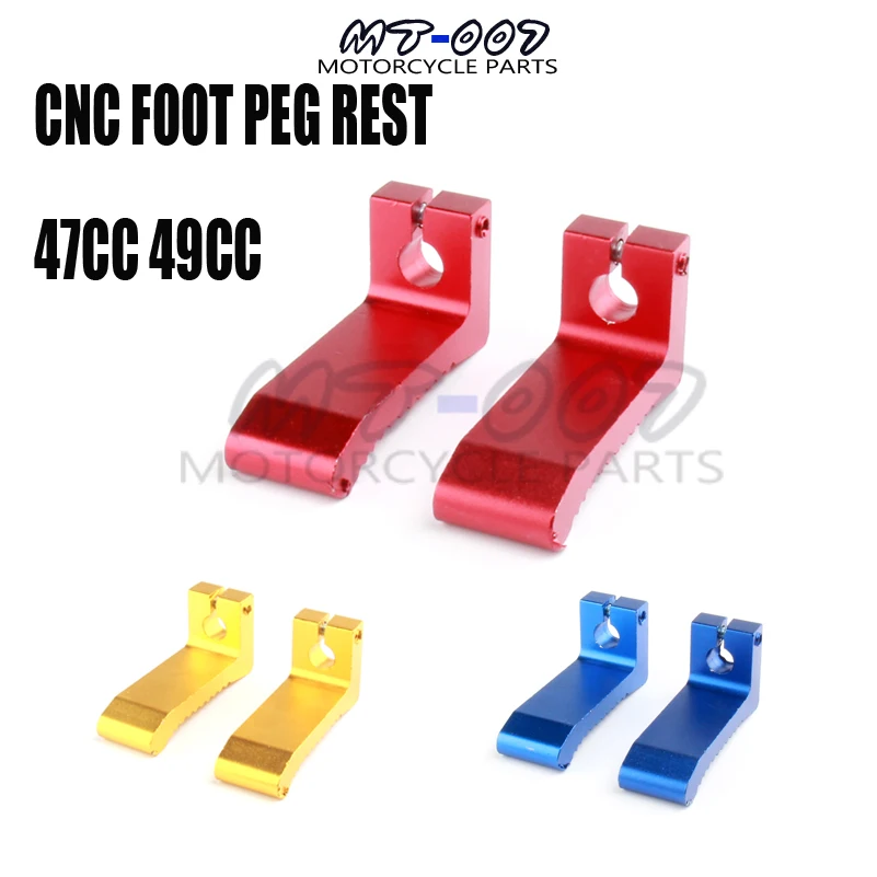 

CNC NEW 43CC 47CC 49CC foot pegs rest MINI POCKET ROCKET PIT PRO BIKE mini kids foot peg