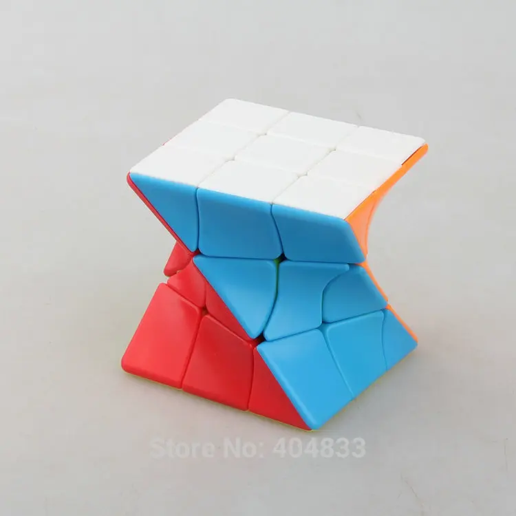 Mofangjiaoshi DNA Cube металлизированная ветряная мельница Fisher/3x3 fanxin 3x3 Twisty Cube Cubo Magico обучающая игрушка Прямая поставка - Цвет: 3x3 Stickless Twisty