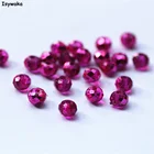 Isywaka Ran Розовый цвет 4*6 мм 50 шт Rondelle Австрия граненые Хрустальные стеклянные бусины Свободные Круглые бусины для изготовления ювелирных изделий