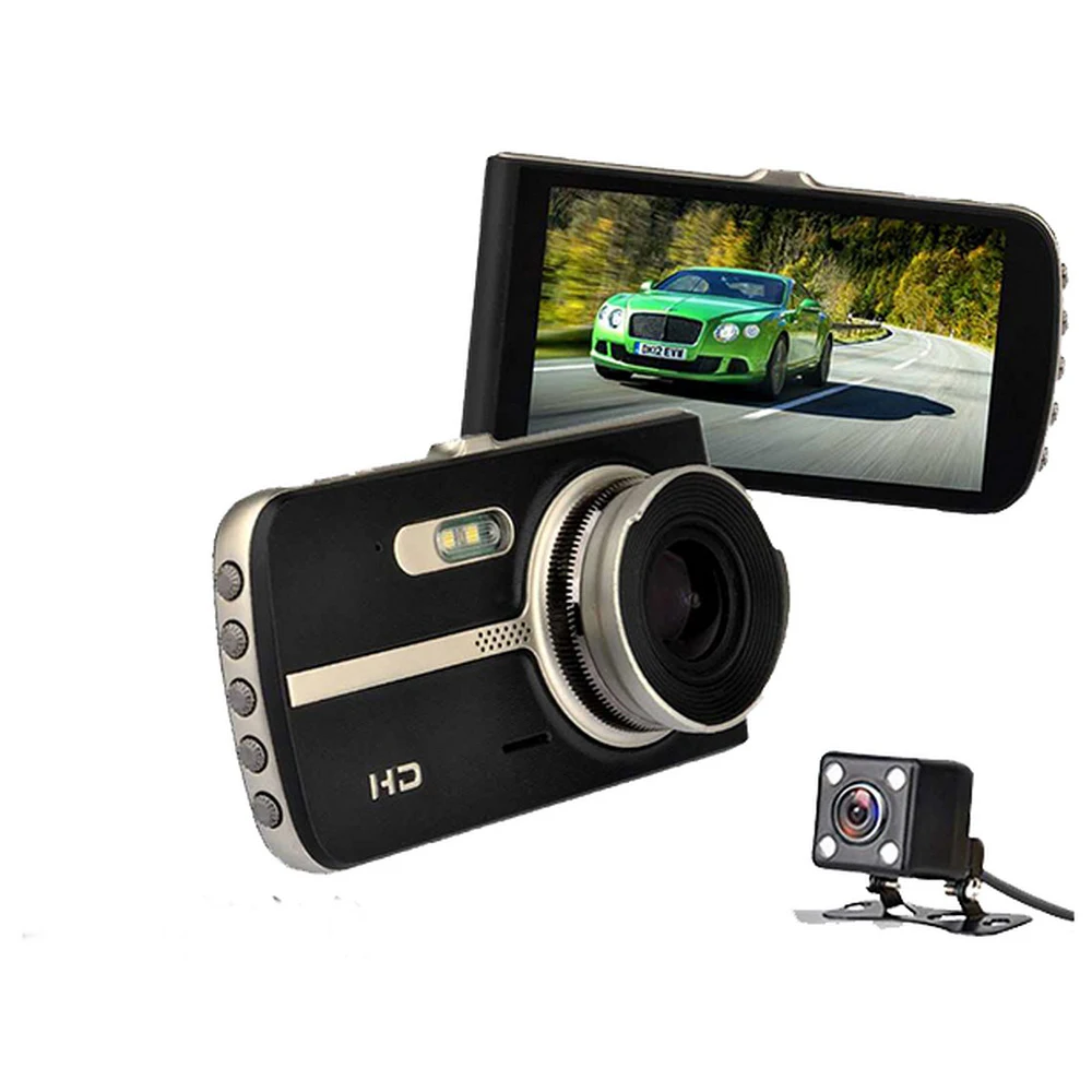 

Автомобильный видеорегистратор, 4 дюйма, HD 1080P, угол обзора 170 °