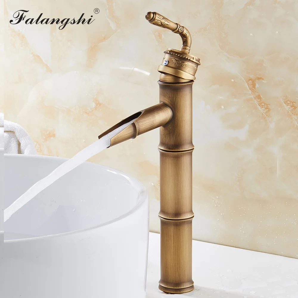 Смесители для раковины в ванную комнату смеситель бамбуковый стиль смесители