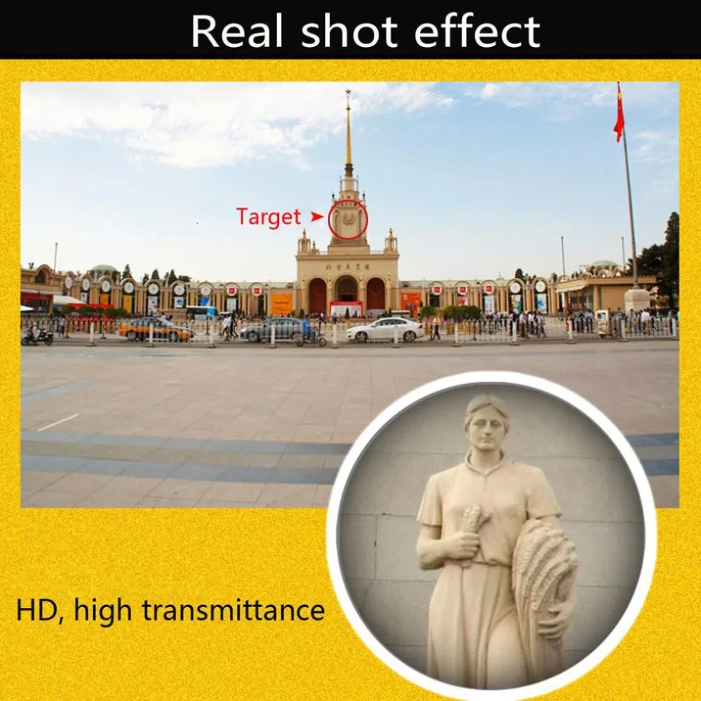 Телескоп высокой мощности 16X40 HD Оптика BAK4 Монокуляр ночного видения для диких