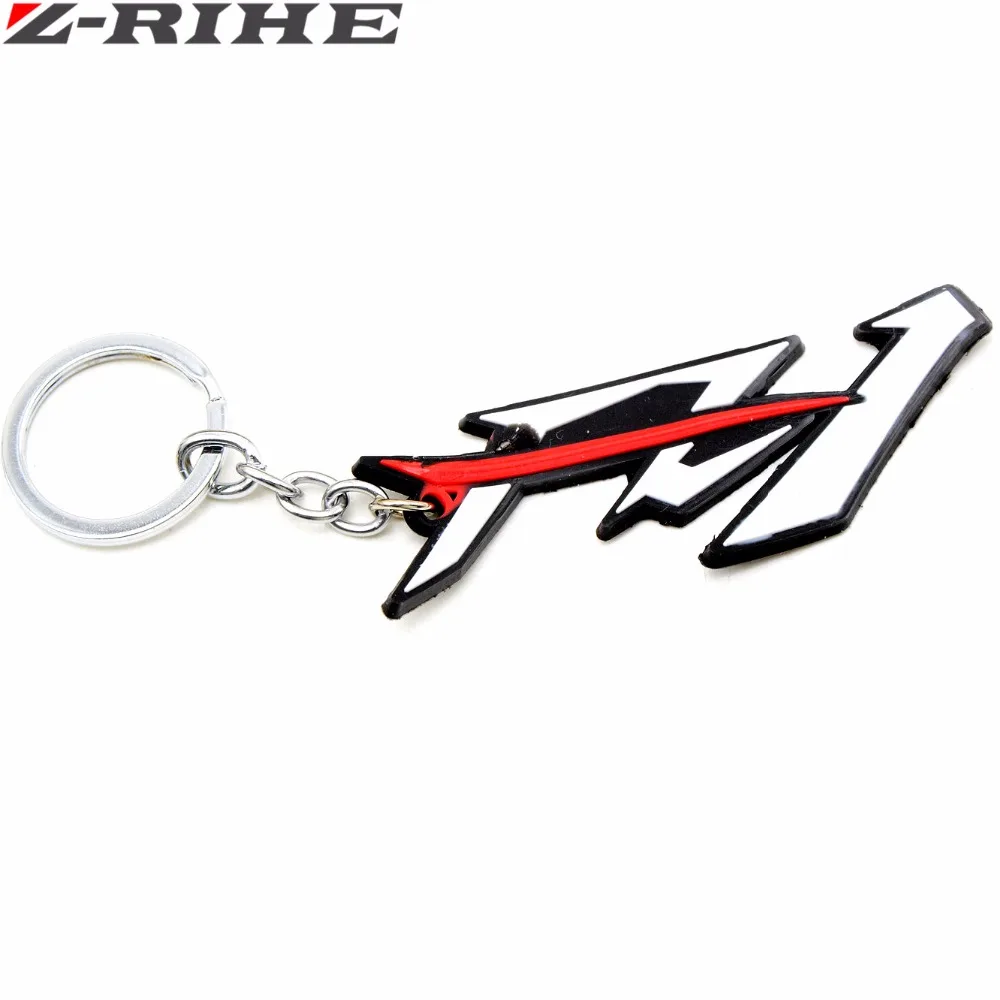 Брелок для мотоцикла аксессуары гонок мягкая резина Белый брелок Yamaha YZF R1 YZFR1 yfz r1