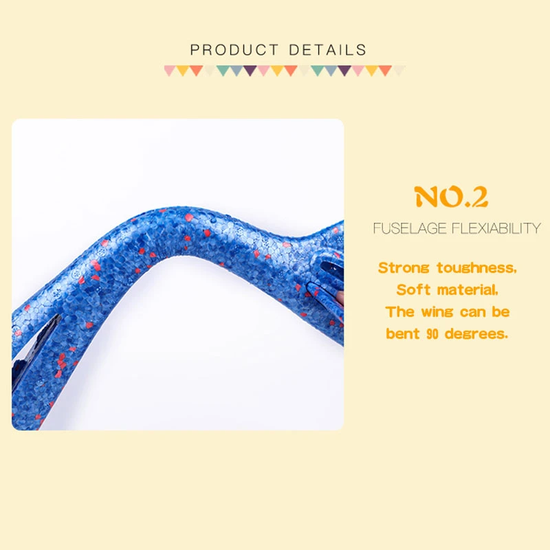 Новинка 2018 высококачественный светодиодный пенопластовый планер INBEAJY 48 см