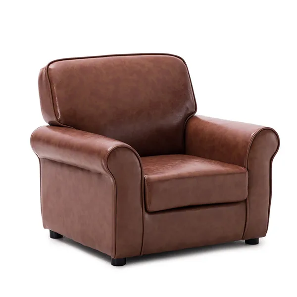 Brown Color Современные из искусственной кожи детский диван-стул кресло для детей мебель Малый Кресло Для детей в Гостиная Спальня для игр - Цвет: Brown Color