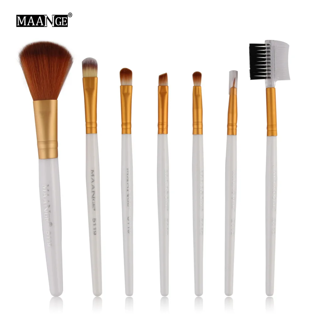 Профессиональные кисти для макияжа 7 шт. набор кистей косметических