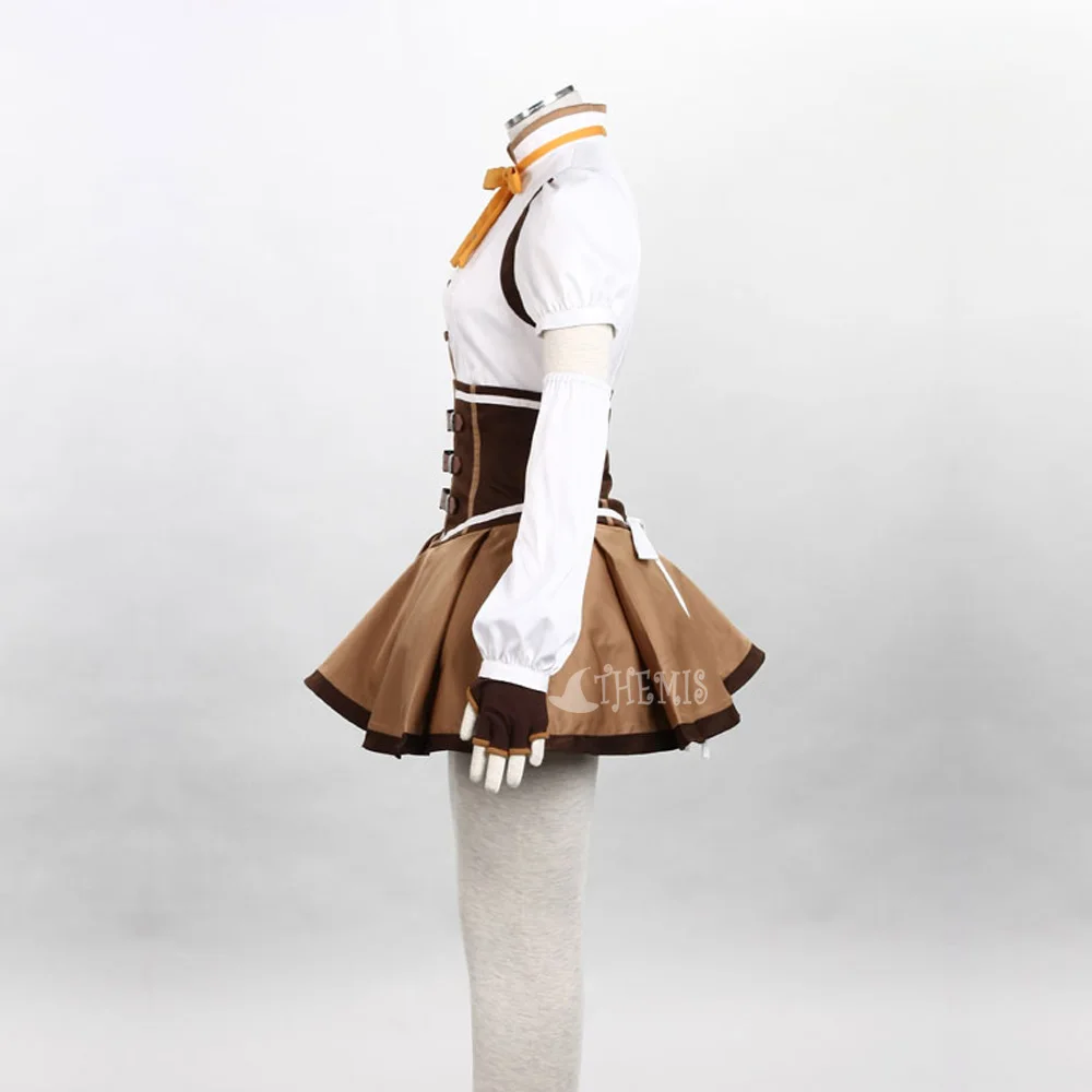 Женский костюм для костюмированной вечеринки Puella Magi Madoka Magica Tomoe Mami