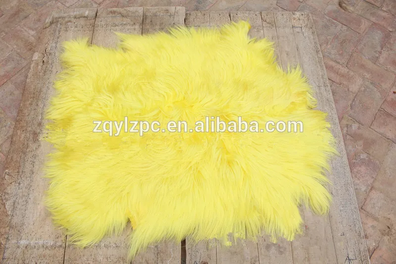 Настоящий окрашенный цвет кожи из Козьего Меха|fur skin|dyed furskin fur |