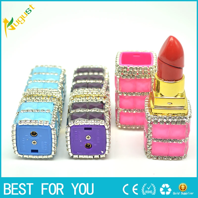 Зажигалка в форме помады многоразовая Бутановая газовая фонарь лка зажигалка с