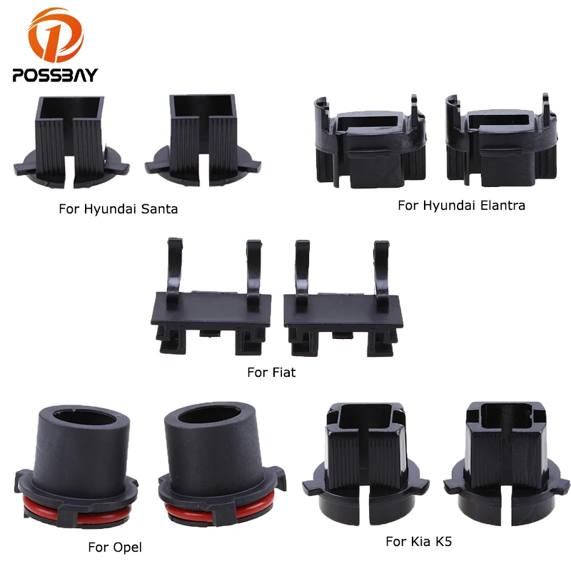 2 шт. держатели для ксеноновых ламп H7 Kia K5/Opel/Hyundai Elantra/Hyundai Santa/Fiat|for kia|for opelfor hyundai elantra