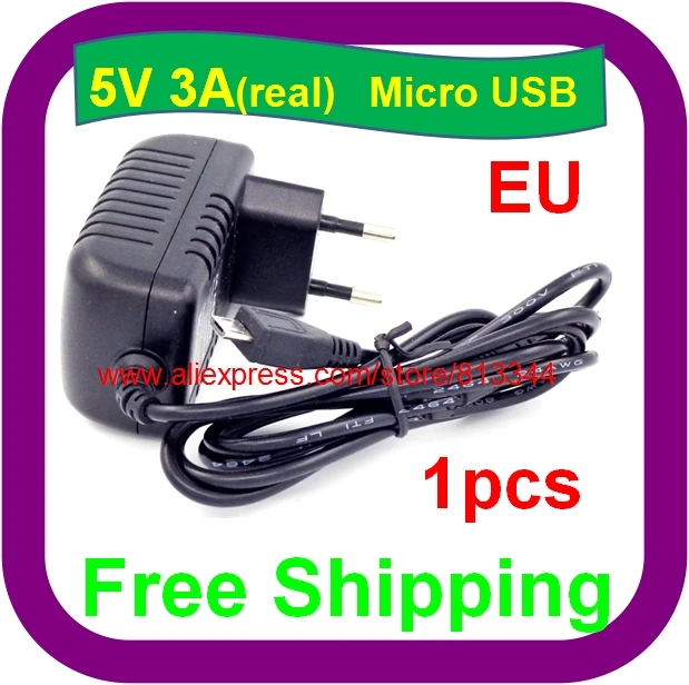 Зарядное устройство Micro USB с европейской вилкой 5 В 3 А для Raspberry PI адаптер питания