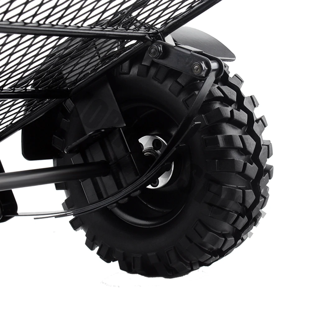 RC автомобильный металлический навесной прицеп для 1:10 масштабе Rock Crawler Traxxas TRX 4 SCX10