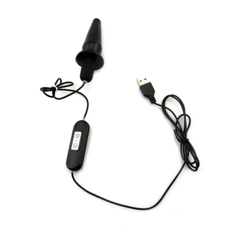 Анальная пробка с USB вибратор для массажа точки G стимуляция взрослых