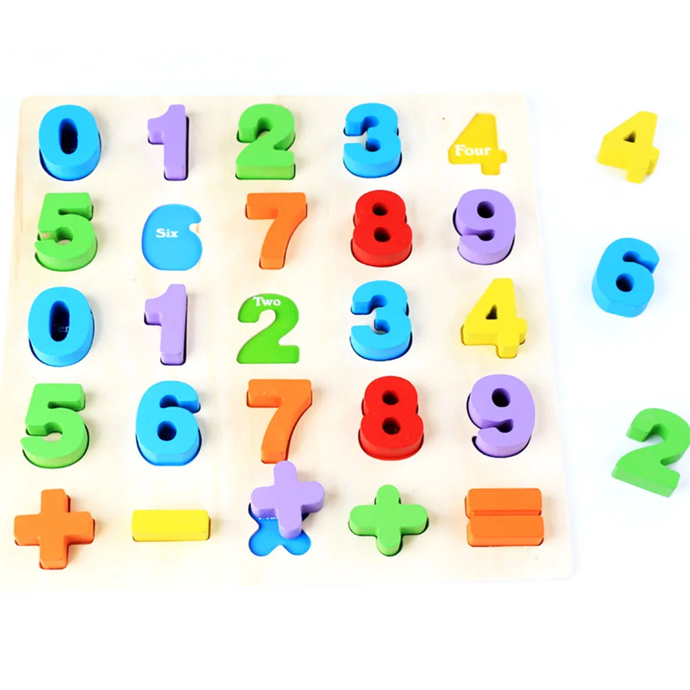 

Wooden Puzzle Toy Colorful English Alphabet/Number Children Jigsaw Kids Learning Educational Toys