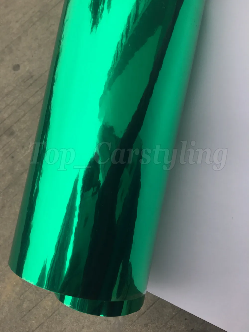Растягивающаяся хромированная зеленая Автомобильная фольговая пленка PROTWRAPS