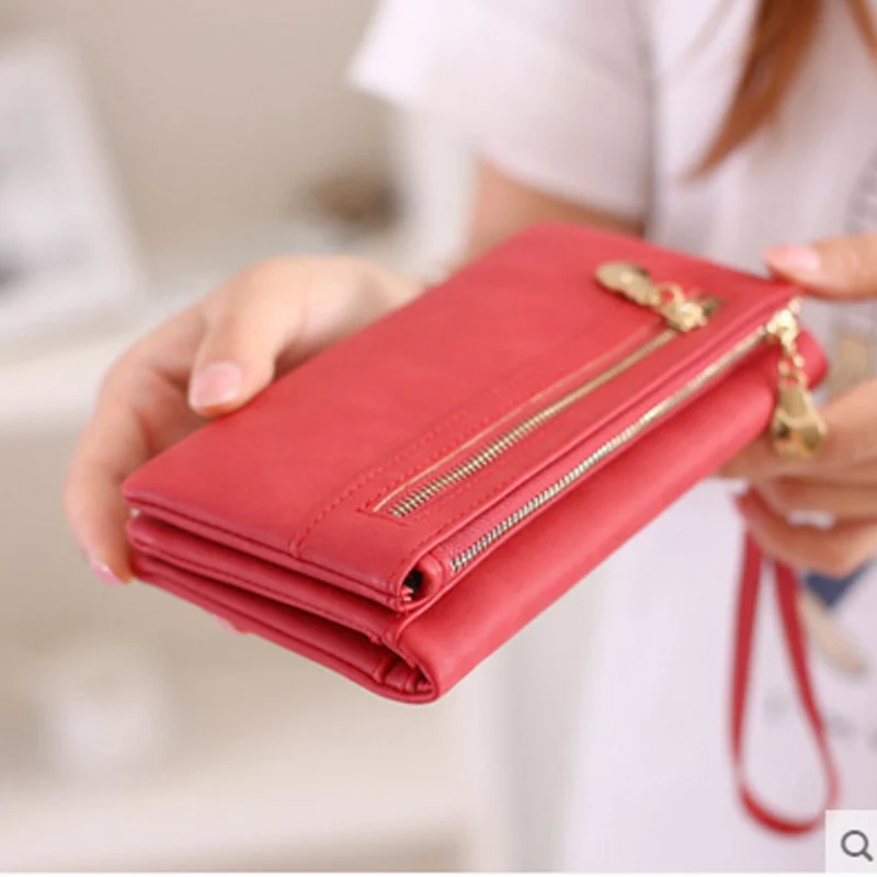 Женский кошелек из искусственной кожи высококачественные кошельки брендовый по