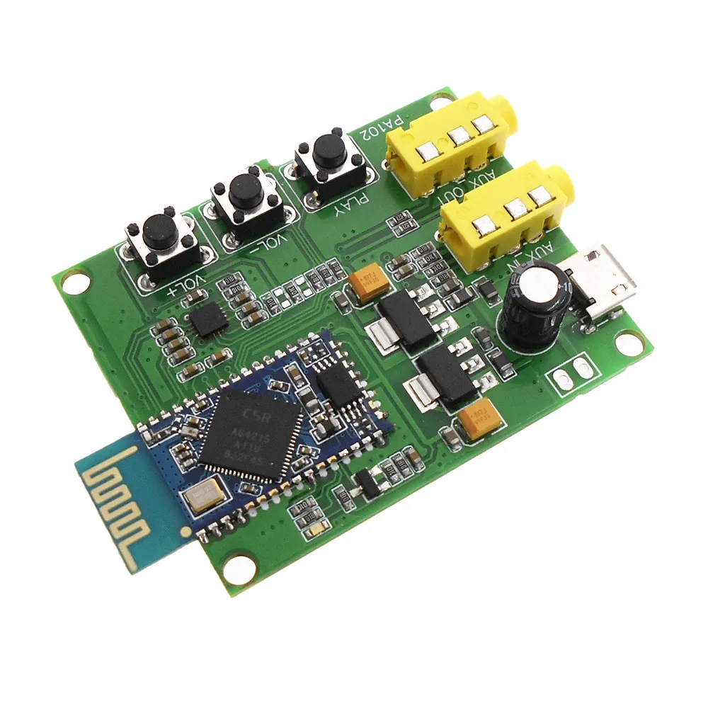 Аудиоприемник BTM625 PA102 Bluetooth 4 2 Поддержка aptx aux плата ввода/вывода PA202|Запасные