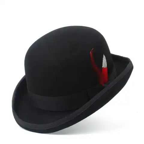 Аксессуары для одежды: black-bowler-hat 