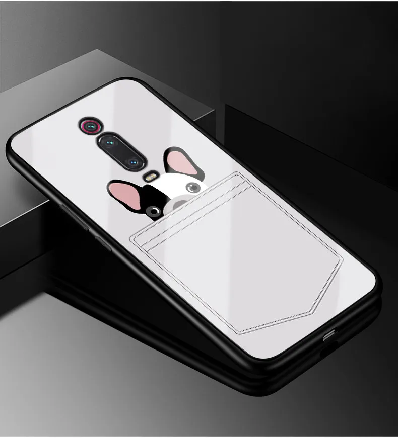 Для Xiaomi mi 9 T чехол mi 9 T Pro PC Пластиковый стеклянный чехол для телефона черный ТПУ бампер чехол для Xiaomi mi 9 T Pro mi 9 T mi 9 T Pro 6,39 чехол
