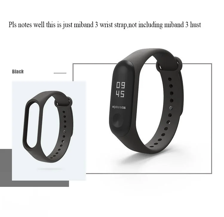 Ремешок Mjobs mi 3 для Xiaomi mi, 3 браслета, ТПУ, mi band 3, аксессуары, mi band 3, сменный ремешок, 13 различных цветов