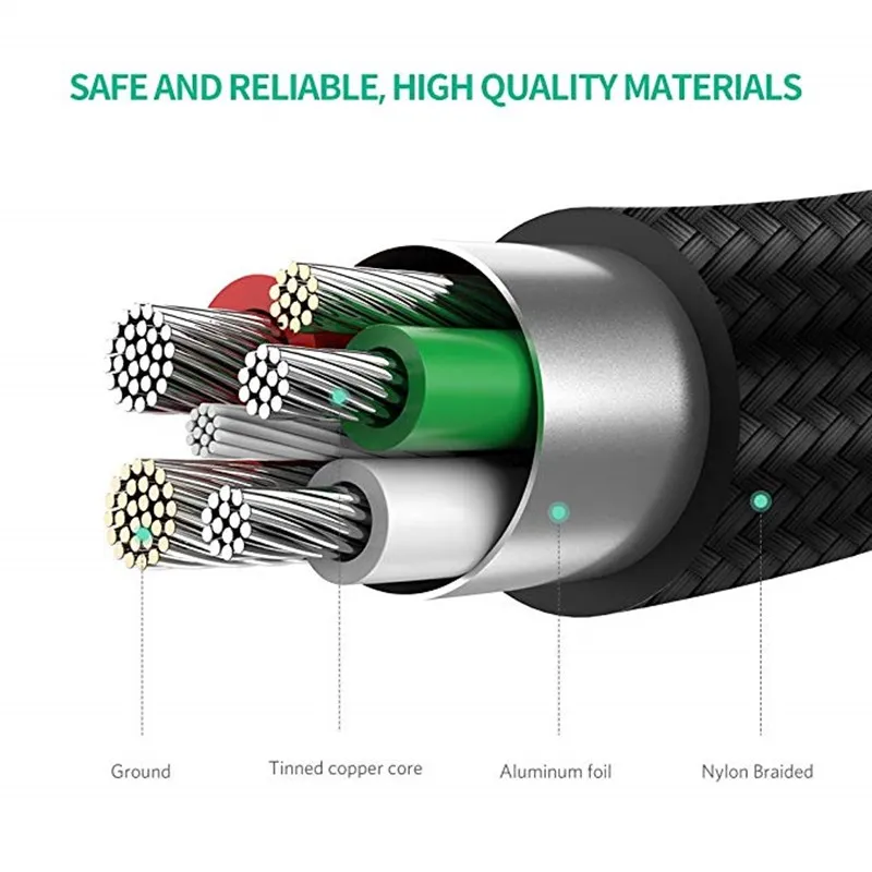 Кабель Micro USB для быстрой зарядки Android кабель и синхронизации данных Xiaomi hauwei nokia zte