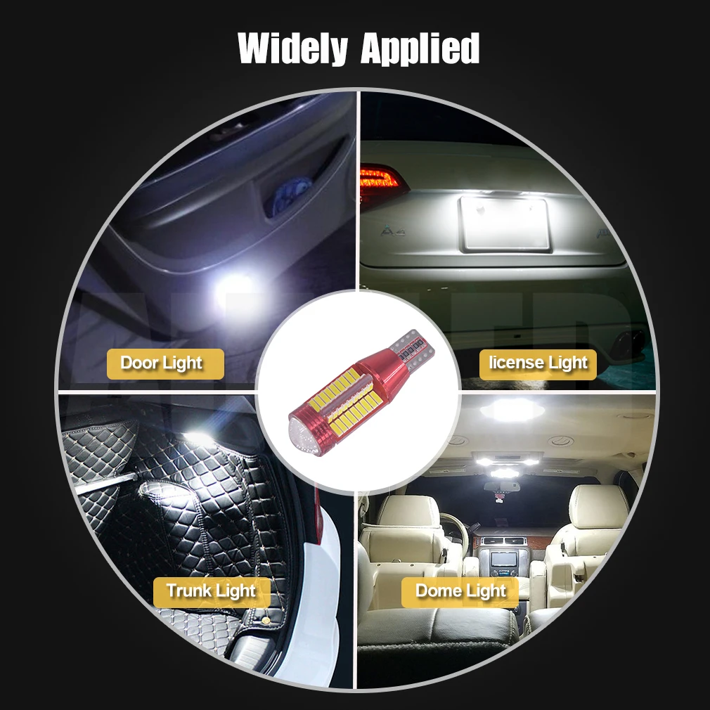 10 шт. супер яркий Авто 78 светодиодный T15 W16W 921 Canbus OBC безошибочный 12067 запасной