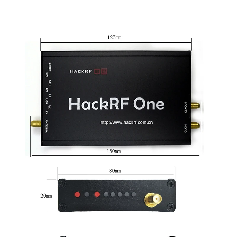 HackRF One RTL 1 МГц до 6 ГГц 8 битная радиочастотная система программно определяемая