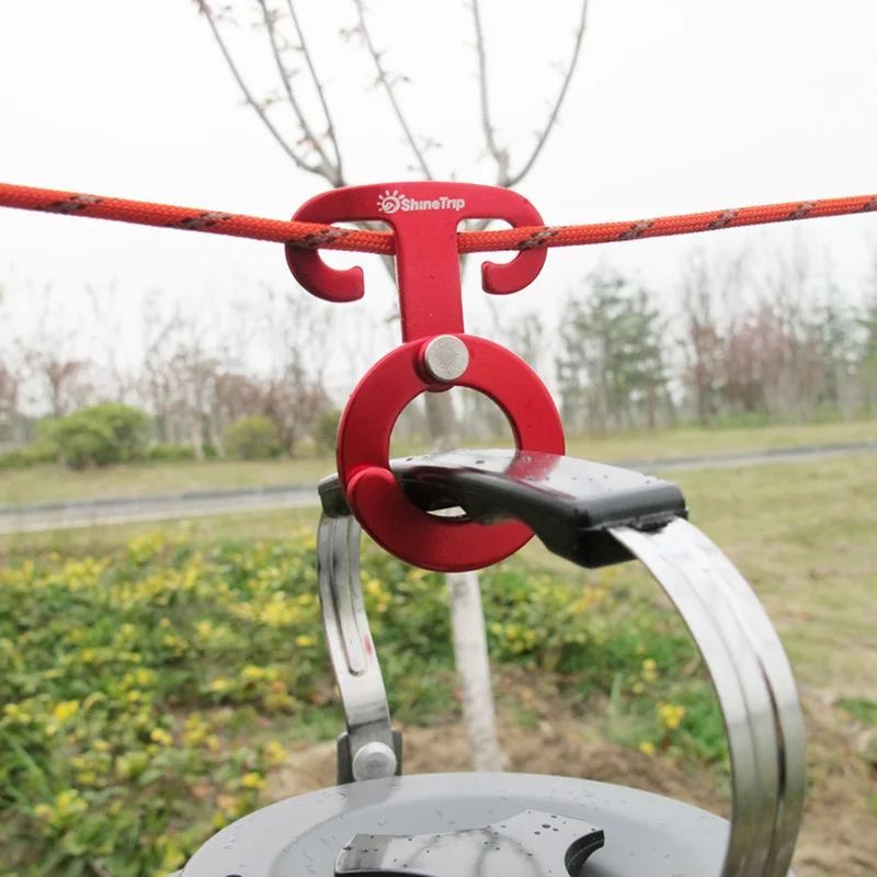 

Camping Tent Rope Buckle Ultralight Outdoor Quick Hang Wind Rope Hanger Buckle Quickdraw Tent Accessories