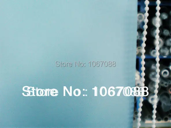 Новые кастомизированные жалюзи из 100% полиэстера небесно голубого цвета с