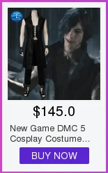 Manluyunxiao Game DMC 5 Vergil жилет для косплея мужские куртки костюм на Хэллоуин для детей костюм для взрослых