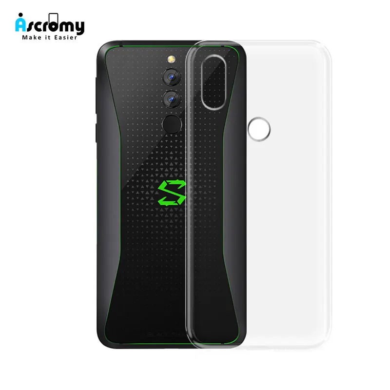 Чехол Ascromy для Black Shark 2 тонкий мягкий прозрачный силиконовый чехол из ТПУ Для Xiaomi