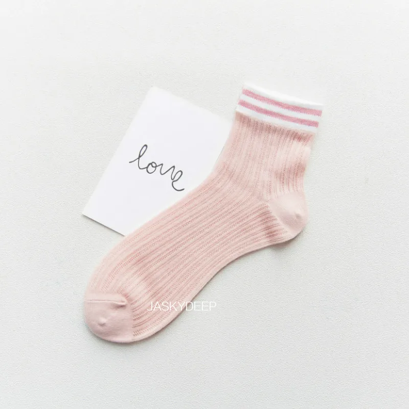 Jaskydeep/белые носки для девушек и студентов сезон весна лето хлопковые до