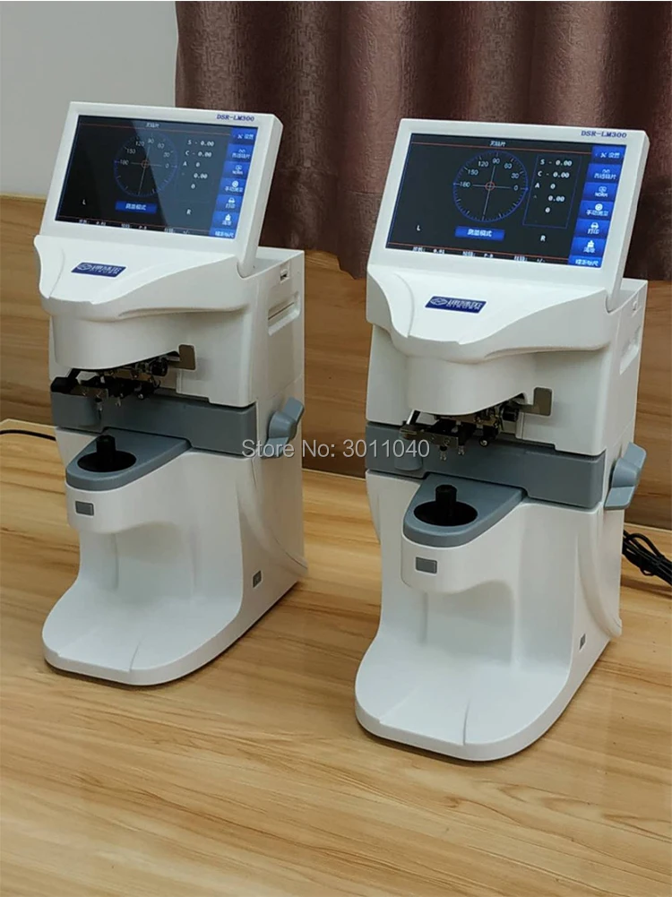 Автоматический lensmeter цифровой объектив dsr3000оптический focimeter автоматический объектив метр 7 дюймов сенсорный экран УФ PD печать