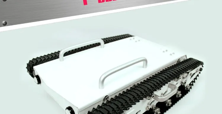 RC 4WD Metal Tank Chassis Large Load Tracked Vehicle Big Bearing Track Crawler Caterpillar DIY Toy Smart Car Robot | Игрушки и хобби