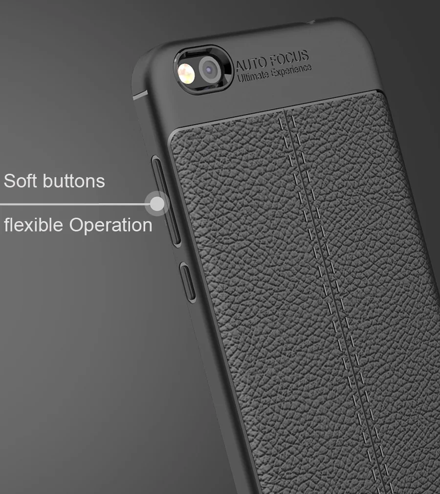 Dermatoglyph чехол для Xiaomi Mi5C Mi 5C Мягкий ТПУ силиконовый личи шаблон кожаный текстурный