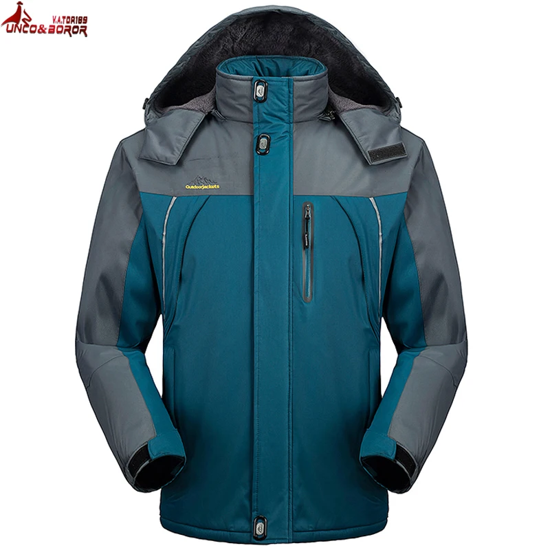 Жутко и boror Новые Большие размеры M~ 6xl7xl 8xl 9xl зимние военные куртка Для мужчин ветрозащитный водонепроницаемый Куртки Для мужчин пиджаки Снег парка Пальто для будущих мам