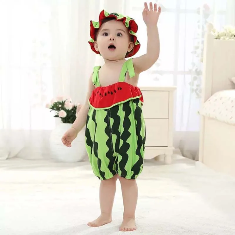 Детский костюм на Хэллоуин с тыквой клубничной Пчелкой боди для младенцев одежда