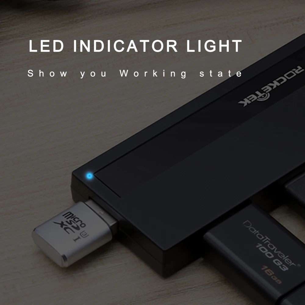 Rocketek Мульти usb 3,0 2,0 type c концентратор 4 порта адаптер сплиттер интерфейс питания Для iMac MacBook Air usb3.0 ПК компьютер Ноутбук