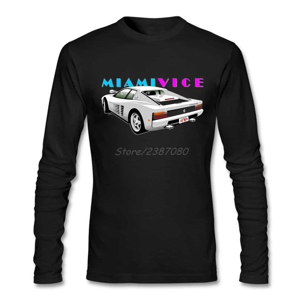 Автомобильный Майами вице футболка для детей футболки с длинными рукавами Для