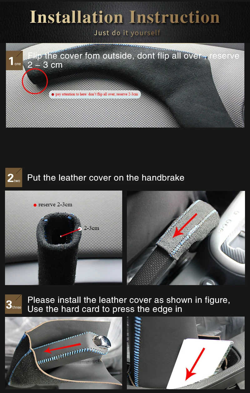 Верхний слой кожаный чехол для ручной тормоз Обложка для Suzuki Swift ручной тормоз крышки Топ Натуральная кожа Обложка стояночного авто